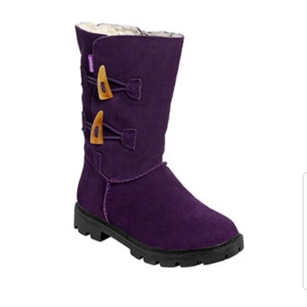 Pediped Maggie boots EU Size 27 US Size 10-10.5 Purple